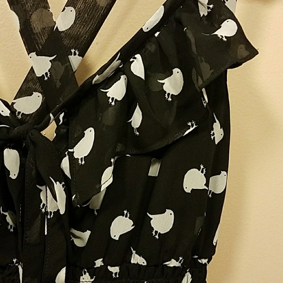 Chick Print Ruffle Dress - Picture 5 of 7